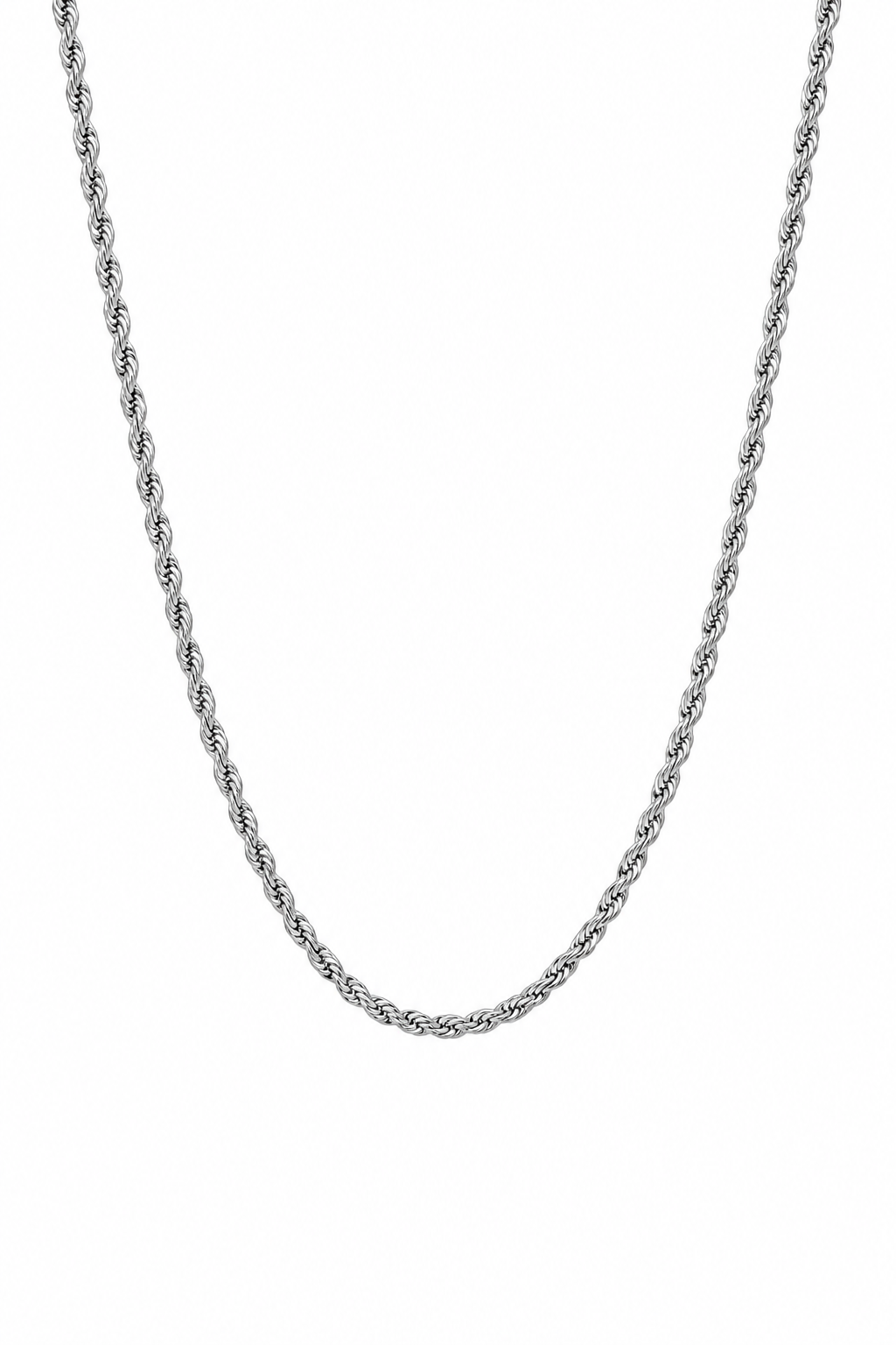 3mm Rope Chain - Silver