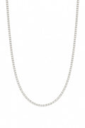 3mm Tennis Chain - White Gold