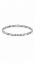 3mm Tennis Bracelete - White Gold