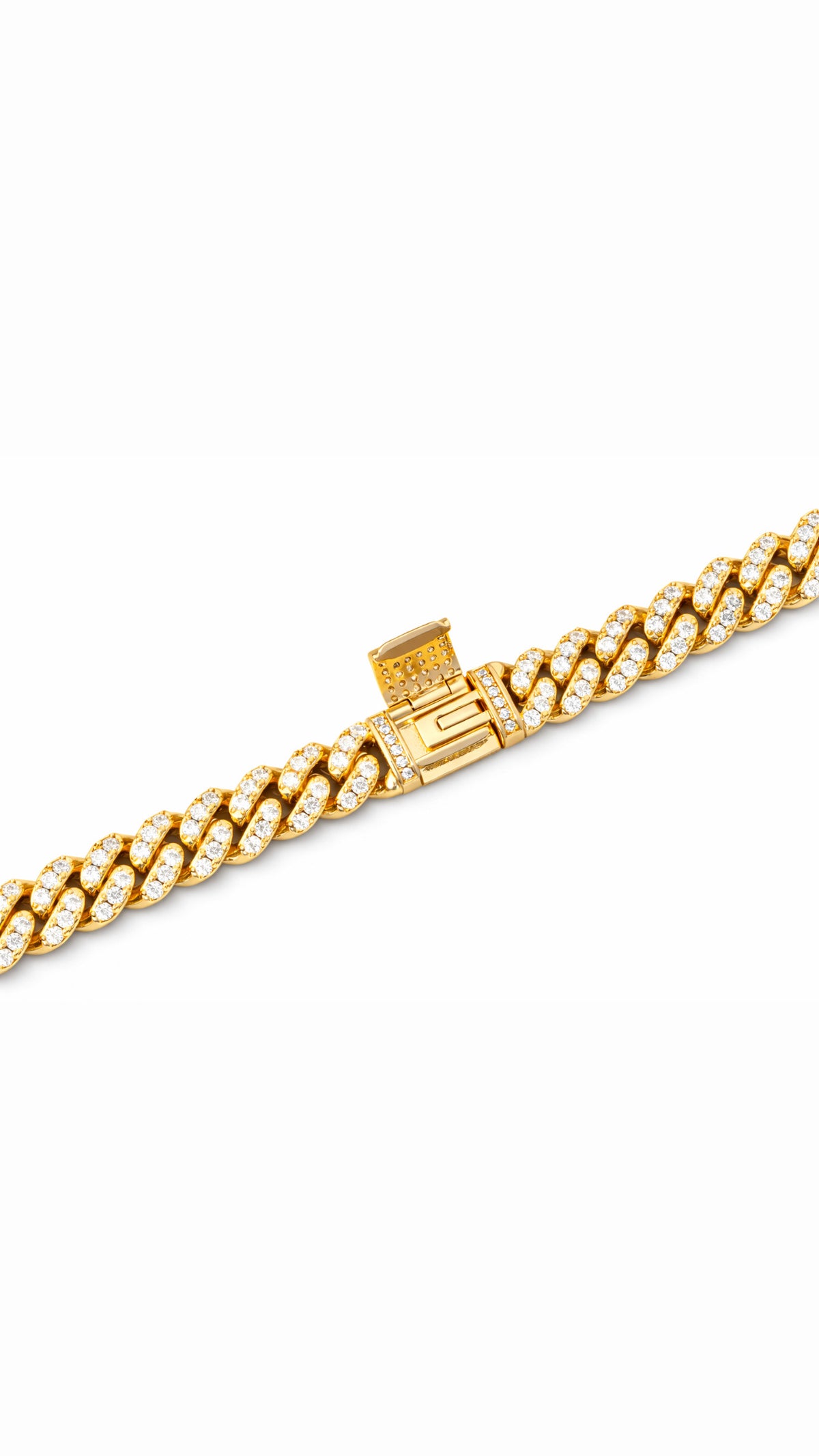 6mm VVS1 Iced Cuban Bracelet - Gold