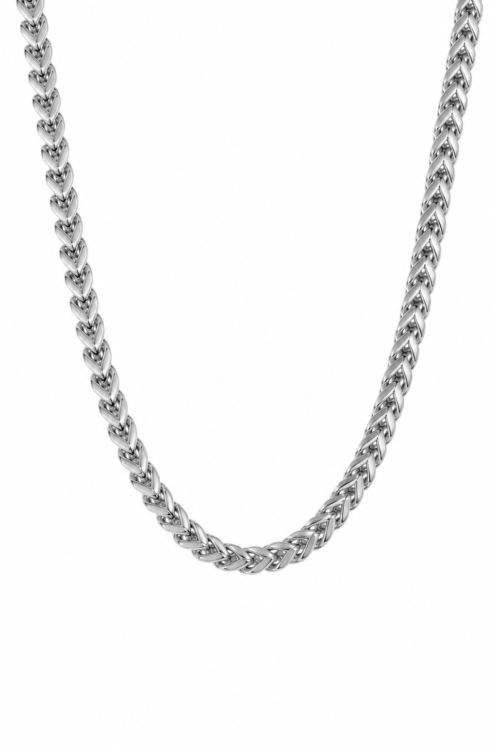 3mm Clean Franco Chain - Silver