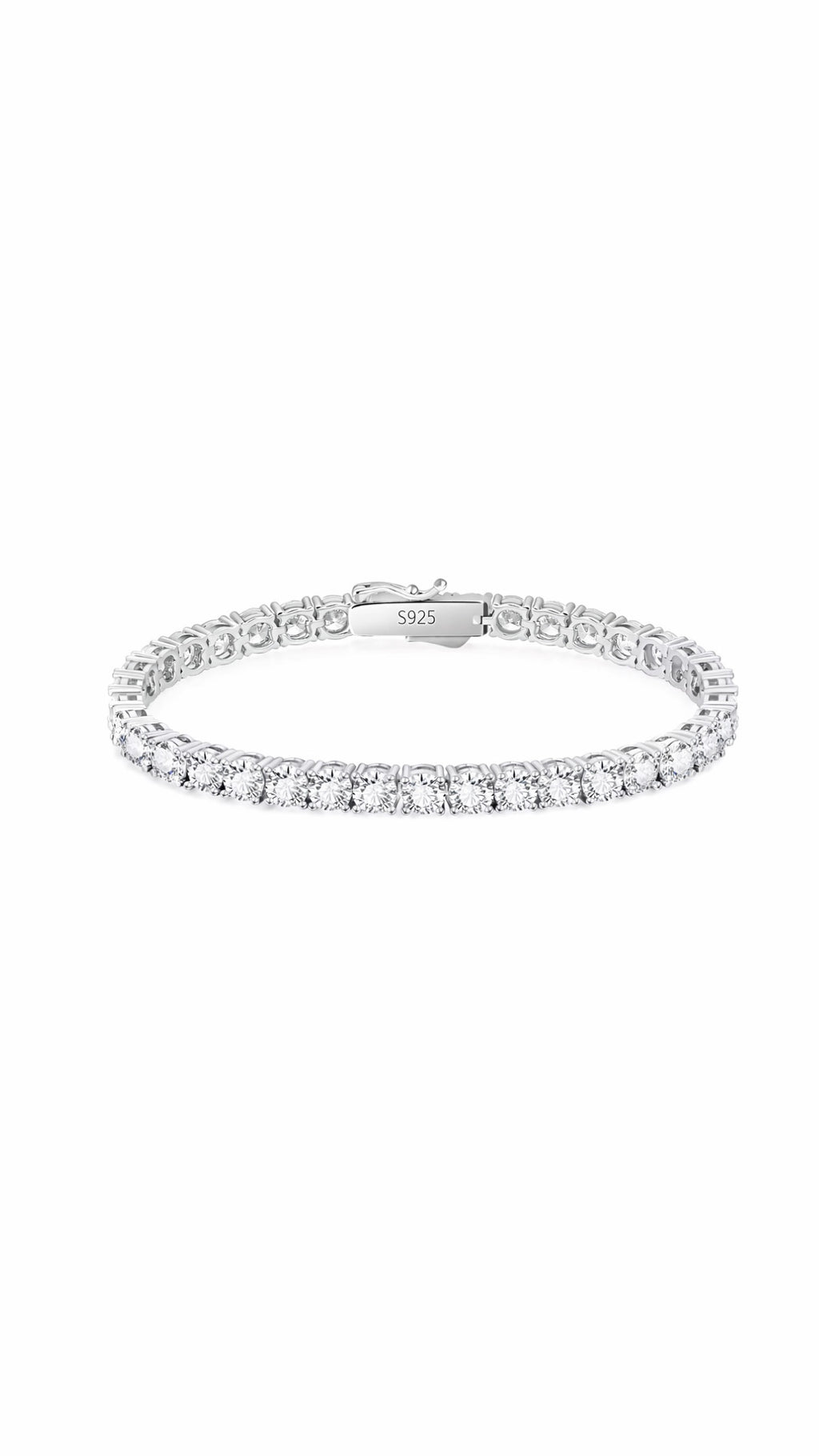 Luxe Tennis 4mm - Silver