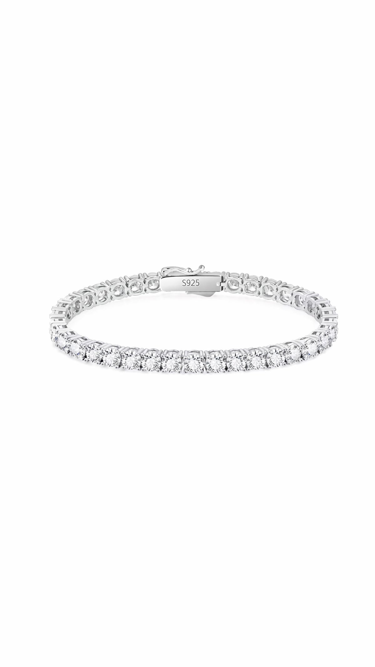 Luxe Tennis 4mm - Silver