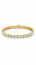 5mm Tennis Bracelete - Gold