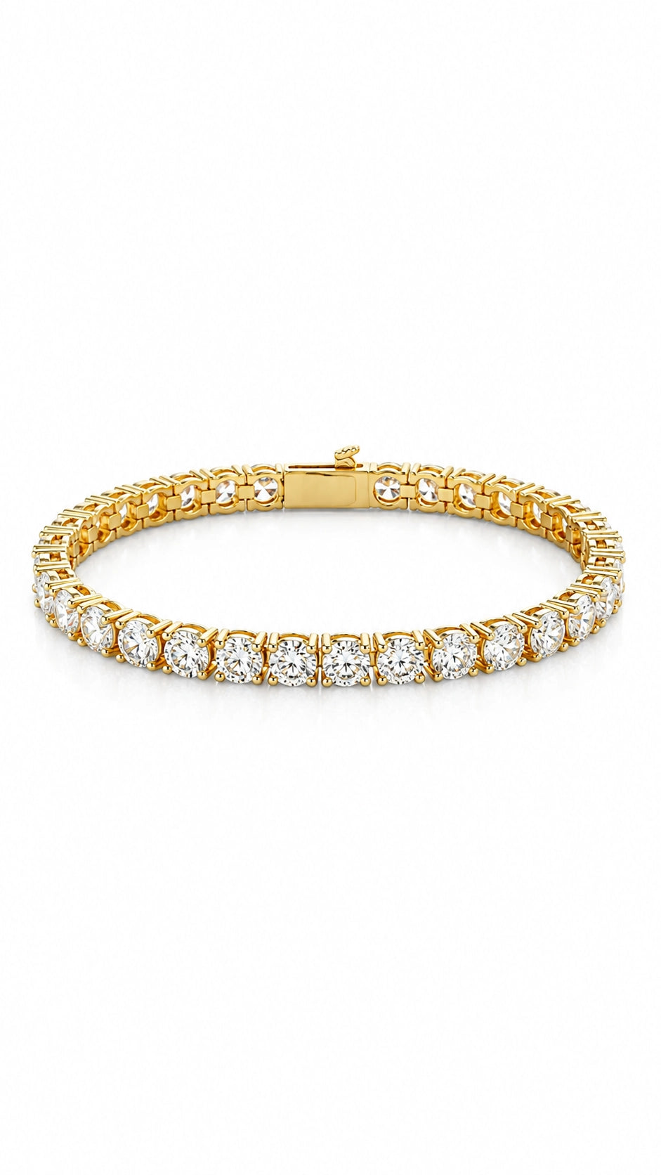 5mm Tennis Bracelete - Gold