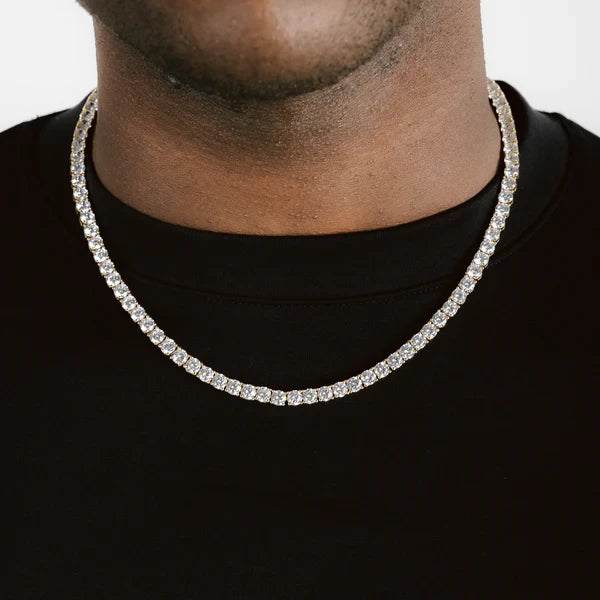 5mm Tennis Chain -  Gold