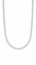5mm Tennis Chain - White Gold