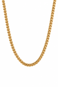 3mm Clean Franco Chain - Gold