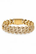 14mm Prong Link Chain - Gold