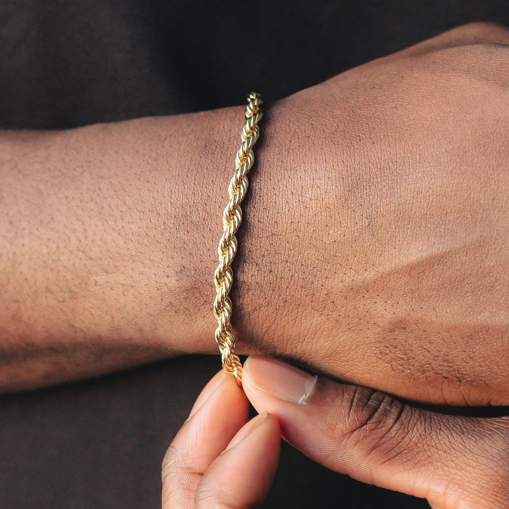 5mm Rope Chain - Gold