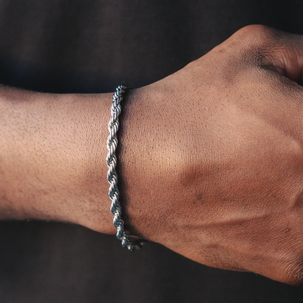 5mm Rope Chain - Silver