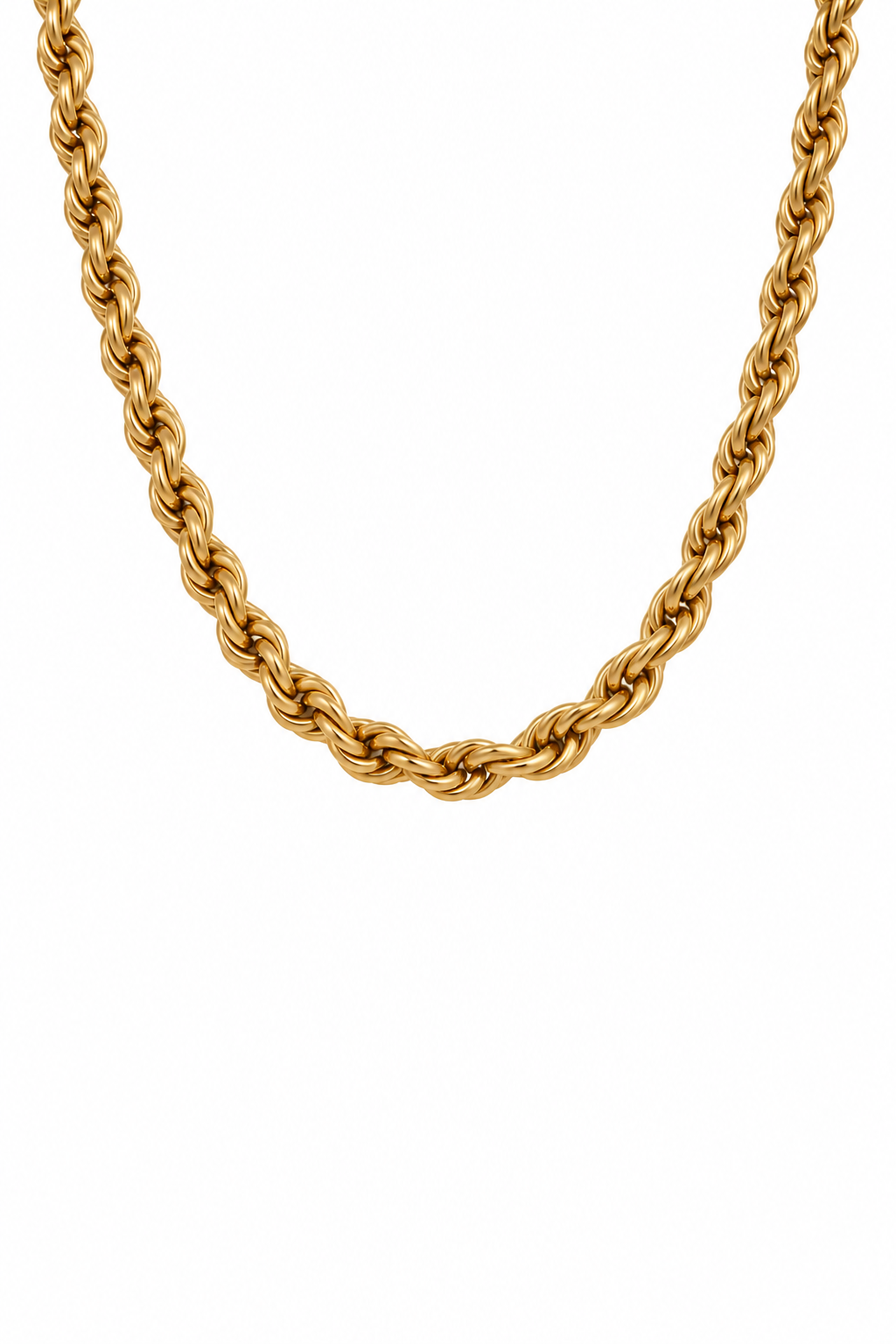 5mm Rope Chain - Gold