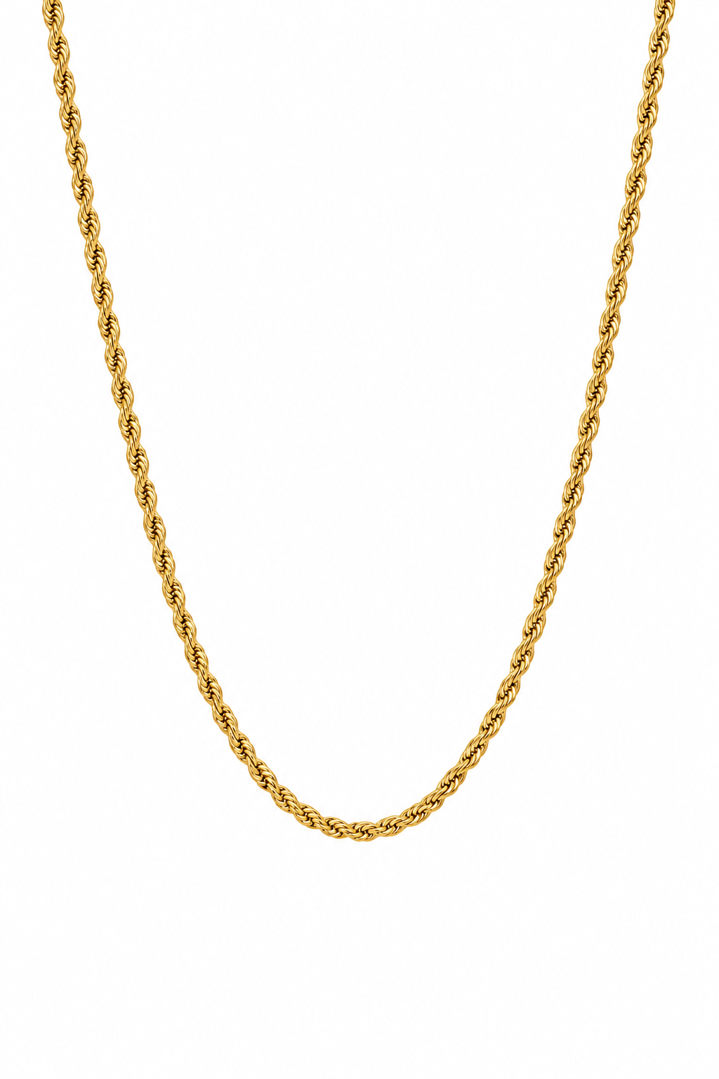 3mm Rope Chain - Gold