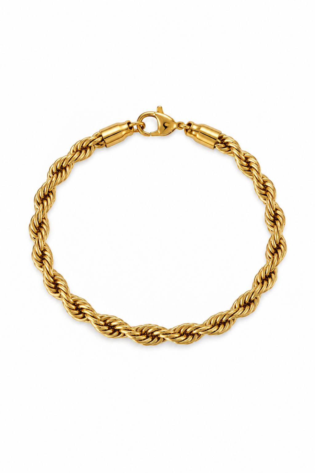 5mm Rope Chain - Gold
