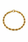 5mm Rope Chain - Gold