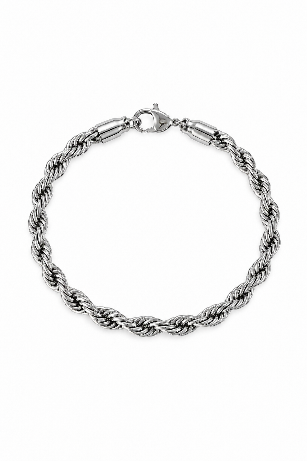 5mm Rope Chain - Silver