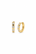 16mm Luxe Huggies Earrings - Gold