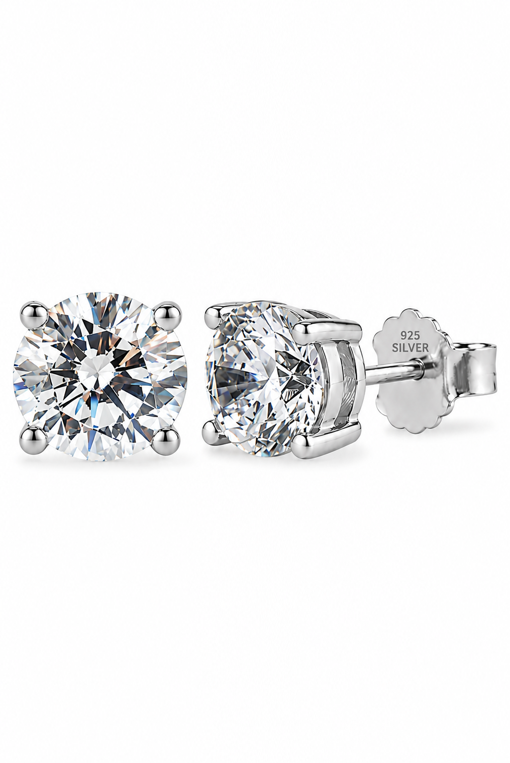 Round Cut 8mm - 925 Silver