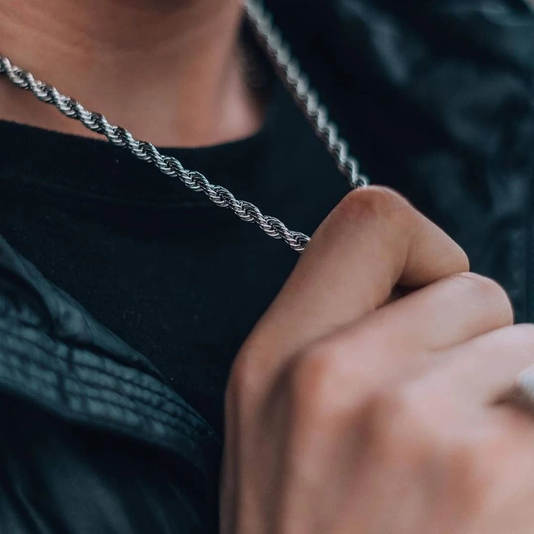 3mm Rope Chain - Silver