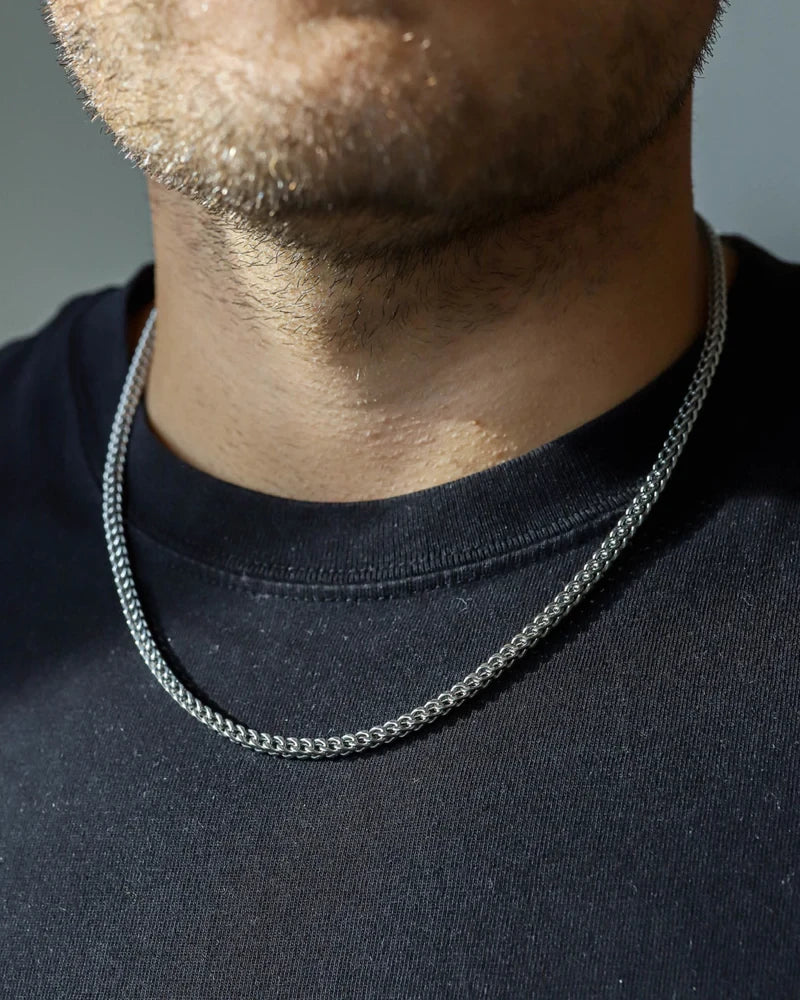 3mm Clean Franco Chain - Silver