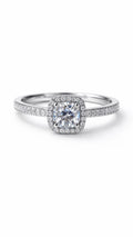 Aurora Halo – 925 Silver & VVS1