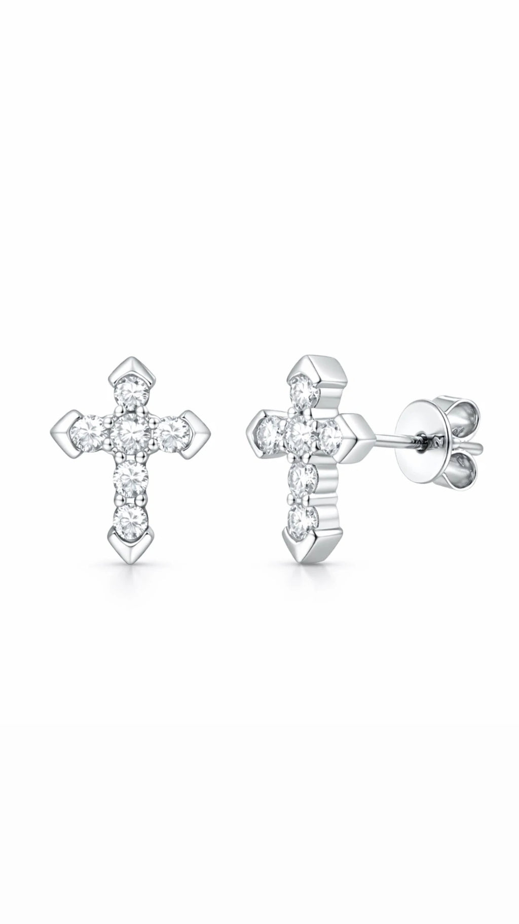 Classic Cross – 12 mm Earrings