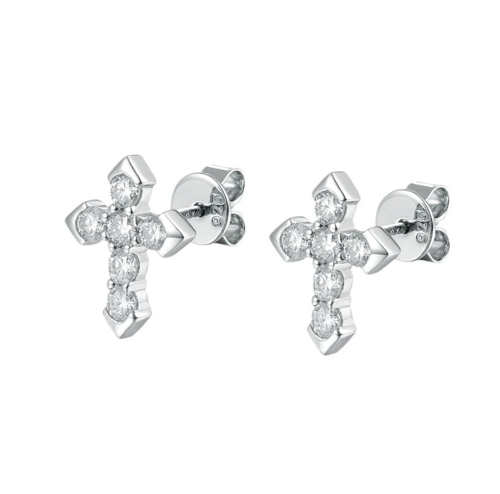 Classic Cross – 12 mm Earrings