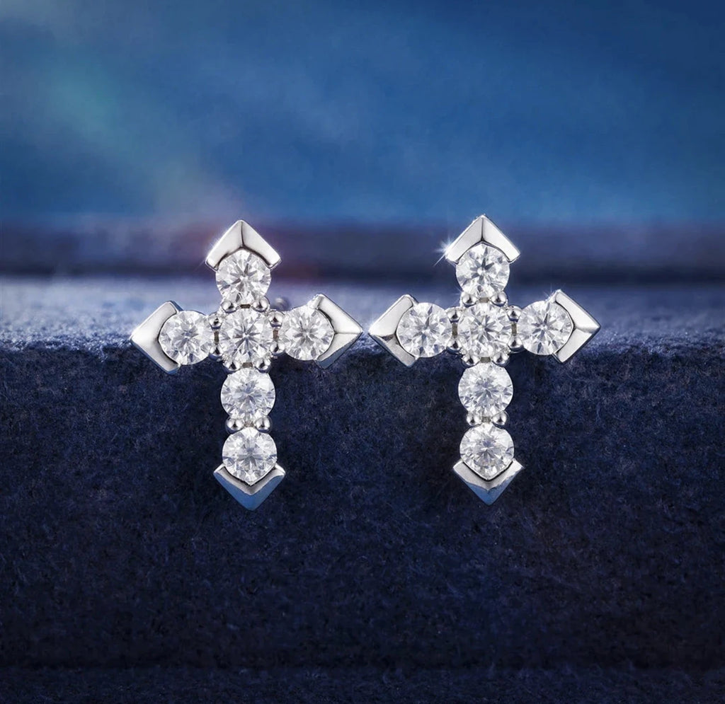 Classic Cross – 12 mm Earrings