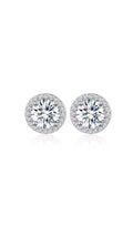 Halo Icon Stud Earrings - 6.5mm | VVS1