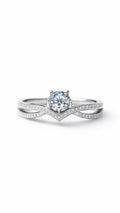 Round Cut Six Claw - 925 Silver & VVS1