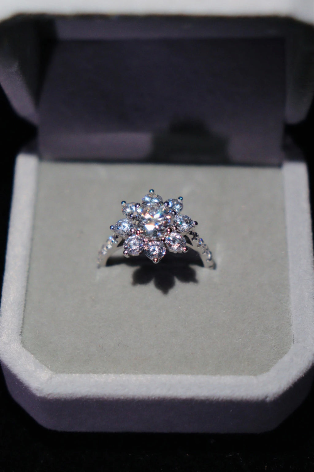 Sunflower Ring - 925 Silver & VVS1